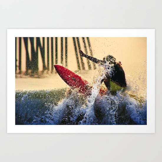 Lip Service Art Print