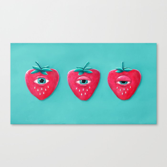 Cry Berry Canvas Print