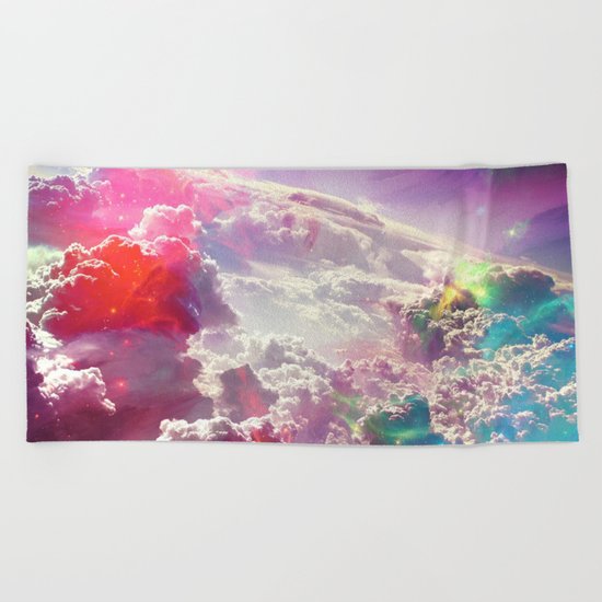 Clouds #galaxy Beach Towel