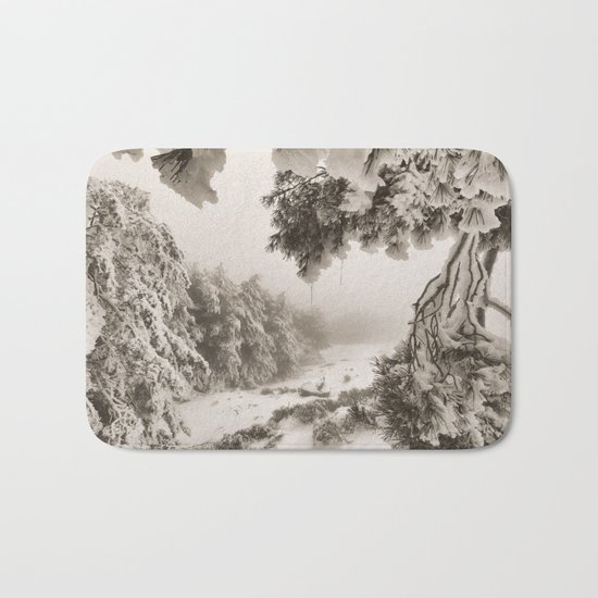 "Snow forest". At the mountains... Bath Mat