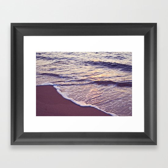 Morning Waves Framed Art Print