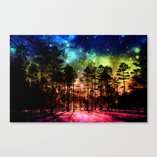 One Magical Night ( Rainbow ) Canvas Print