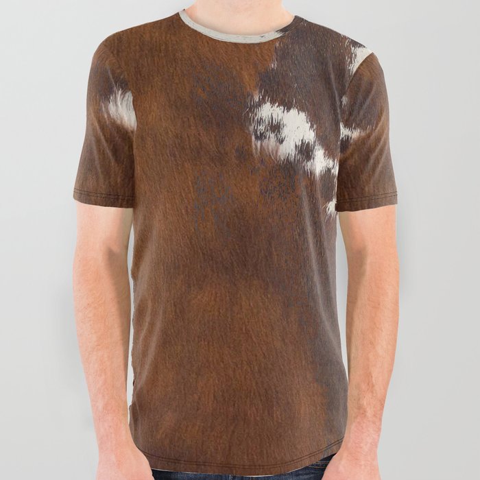 Spotted Cowhide All Over Graphic Tee