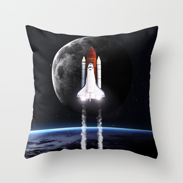 Space shuttle Throw Pillow