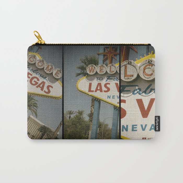 Welcome To Vegas Sign Series VII Carry-All Pouch