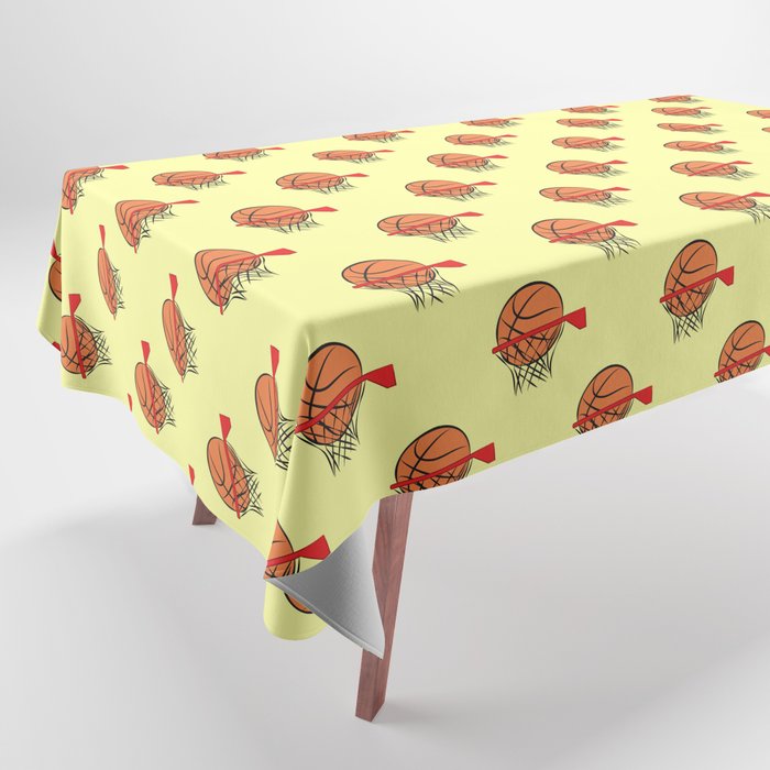 Basketball Design Tablecloth