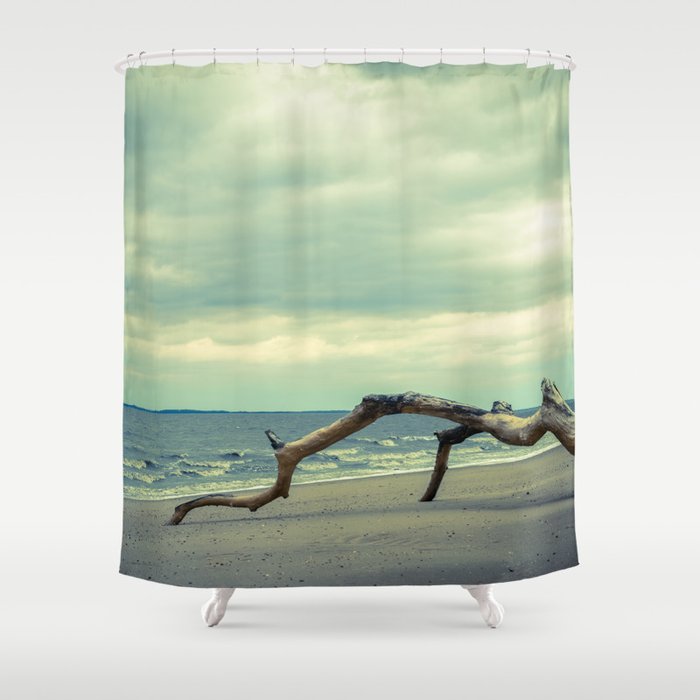 The Cove Abstract Coastal Landscape, Are Shower Curtains All The Same Size Along Coastline