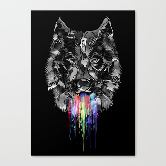 WILD WOLF Canvas Print