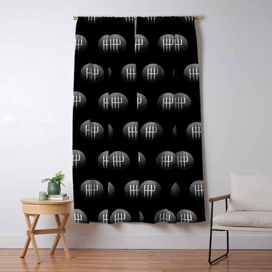 Classic Muscle Car Sports Car Shift Knob Blackout Curtain By