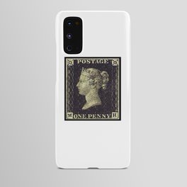 PENNY BLACK POSTAGE STAMP Android Case