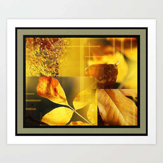 Yellow Leaves 2 Art Print