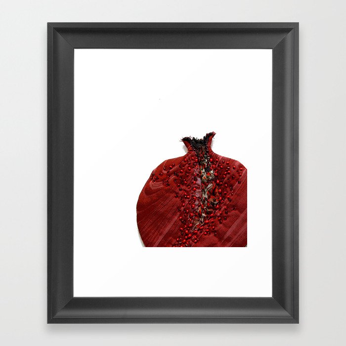 Pomegranate Fruit Framed Art Print
