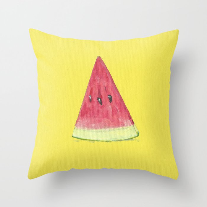 Watermelon Dreams Throw Pillow