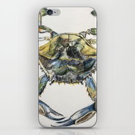 Blue Crab iPhone Skin