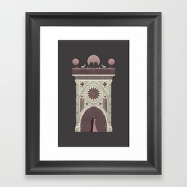 Union of Hades and Persephone - Pink Framed Art Print