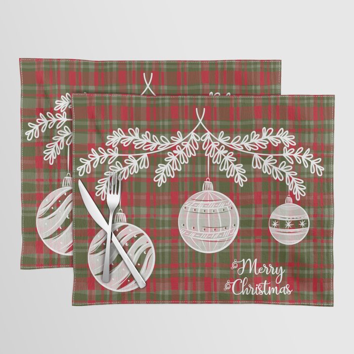 Ornamental Christmas  Placemat