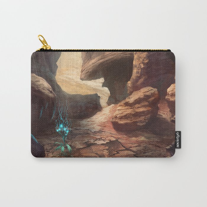 The land of magical flower | Fantasy Landscape Concept Art Carry-All Pouch