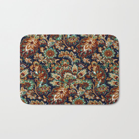 Fire Pattern Bath Mat