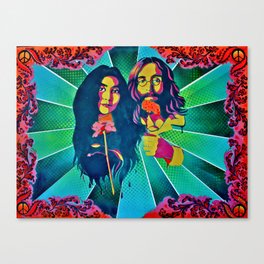 John and Yoko Canvas Print