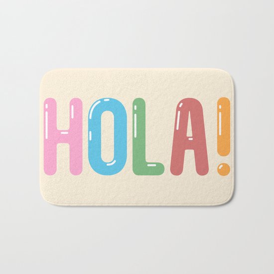 Hola! Bath Mat