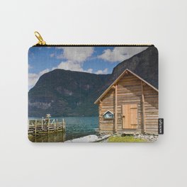 Undredal 1 Carry-All Pouch | Europe, Norway, Fjord, Landscape, Fiord, Cottage, Color, Undredal, Shed, Boat 