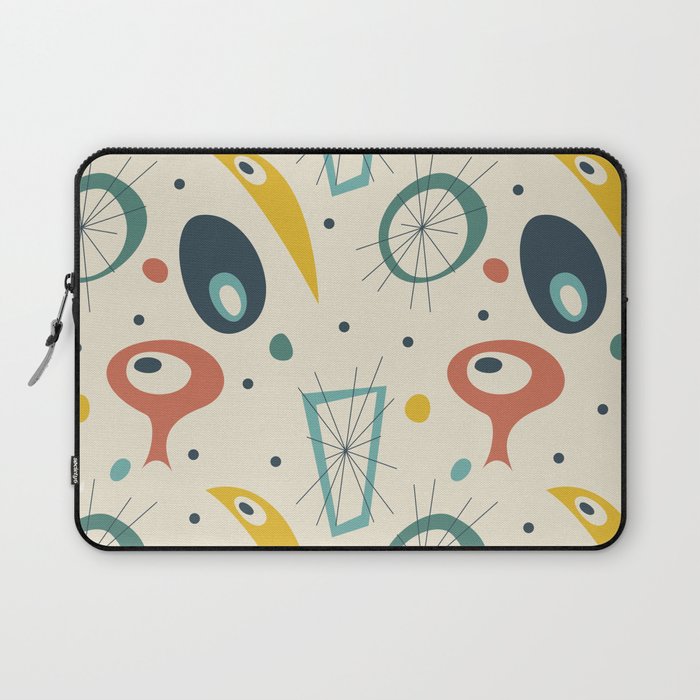 Mid Century Modern Abstract Shapes 11 Laptop Sleeve