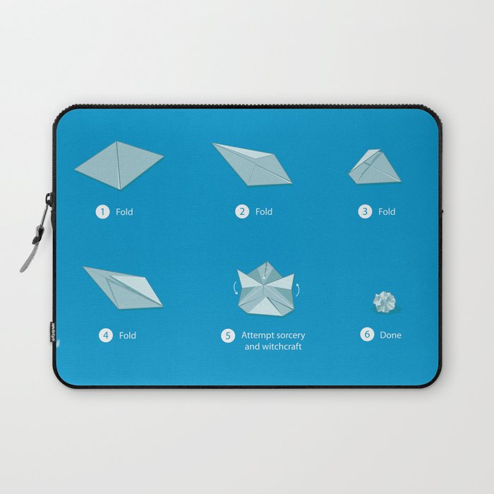Step-by-step Origami Laptop Sleeve