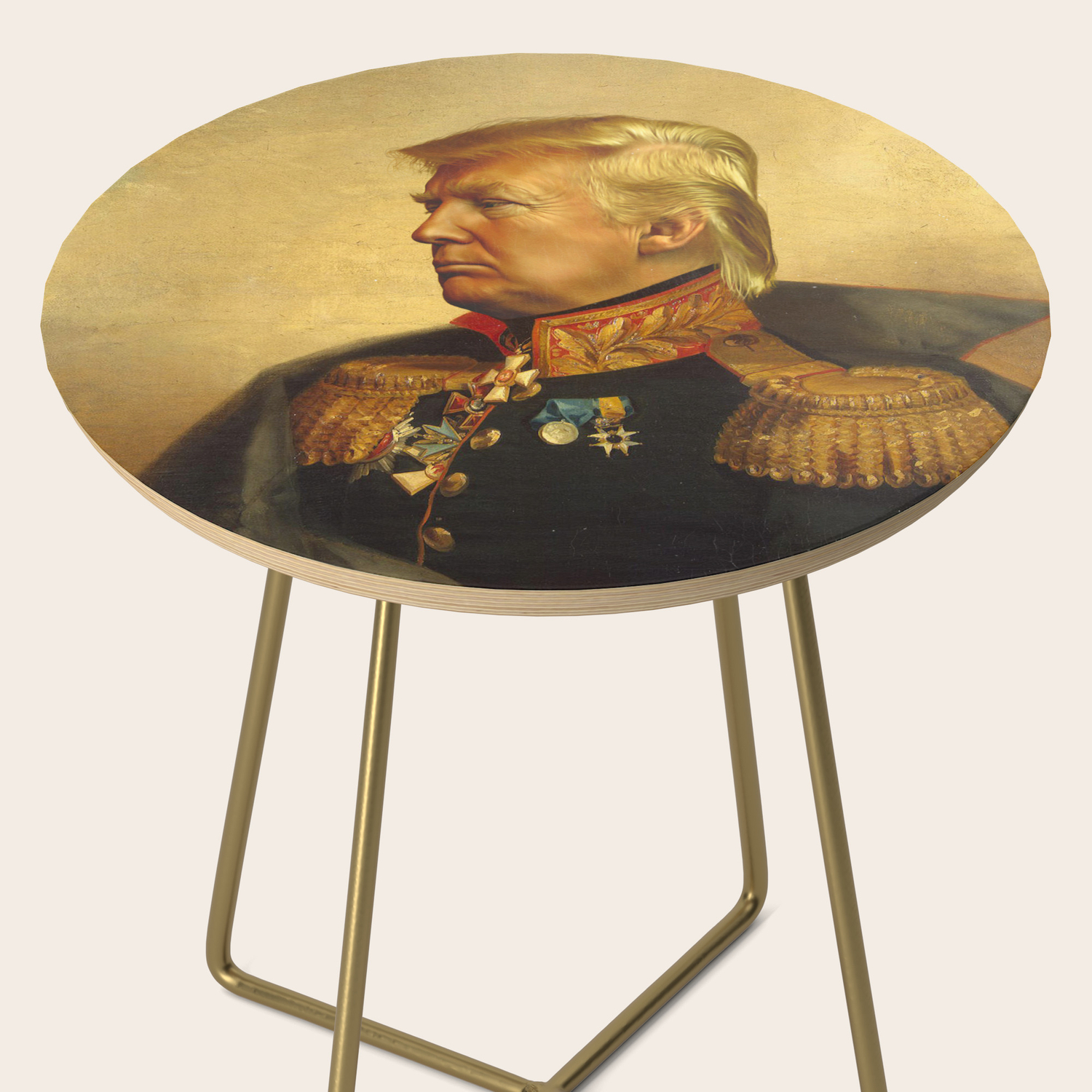 Donald Trump Replaceface Side Table By Replaceface Society6