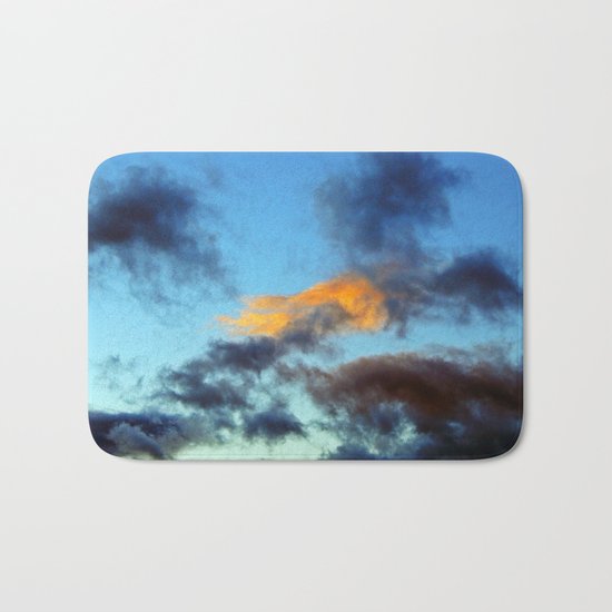 Fishy Cloud Glows in the Sky Bath Mat