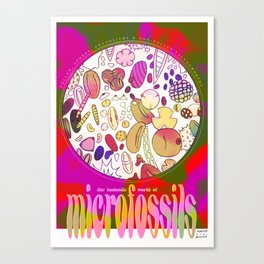 The Fantastic World of Microfossils Canvas Print
