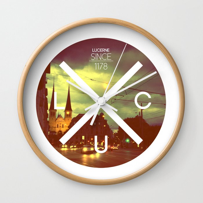 Lucerne Since 1178 Wall Clock