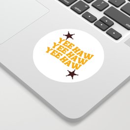 yeehaw Sticker