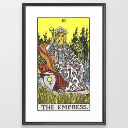 Empress Tarot Framed Art Print