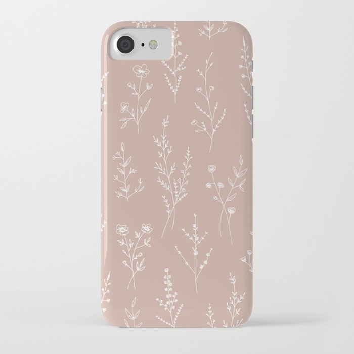 Blush New Wildflowers  iPhone Case