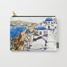 Santorini Island Greece Carry-All Pouch