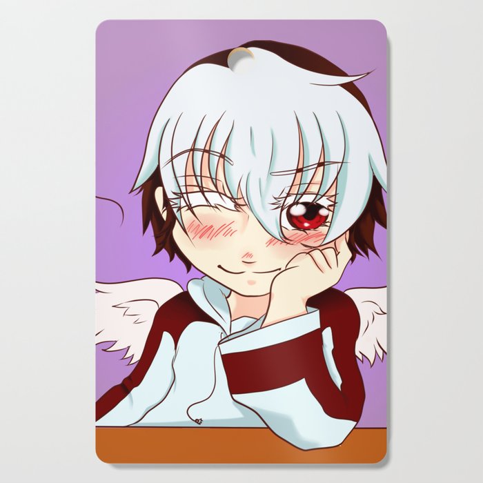 little angel's gaze Cutting Board
