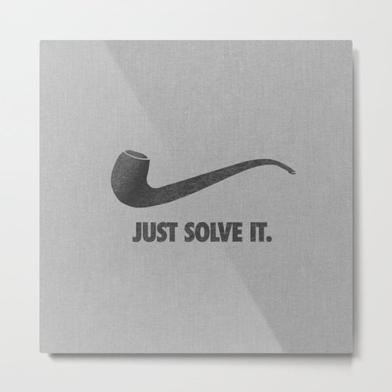 Just Solve It. Metal Print