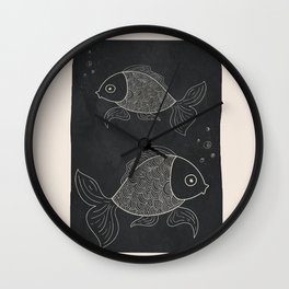 Fishes 04 Wall Clock