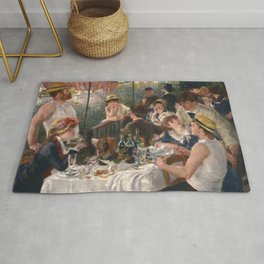 Auguste Renoir - Luncheon of the Boating Party (Le déjeuner des canotiers) Rug