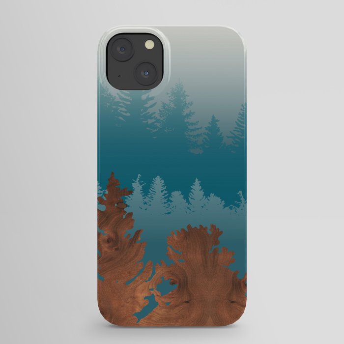 Treescape Blue iPhone Case