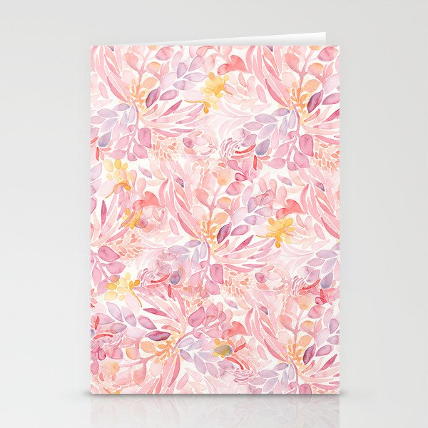 Pastel Flowers Stationery Cards