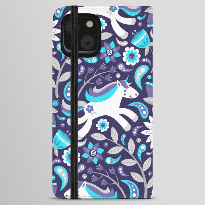 Prancing Unicorns iPhone Wallet Case