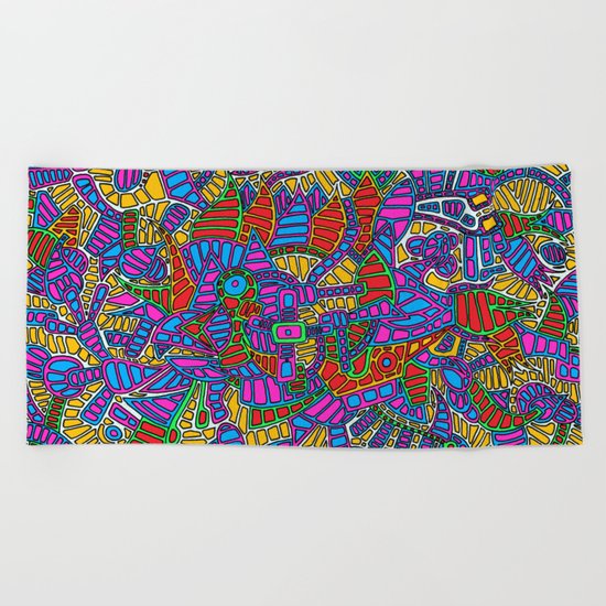 - summer mind - Beach Towel