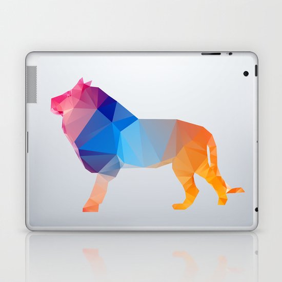 Glass Animal Series - Lion Laptop & iPad Skin