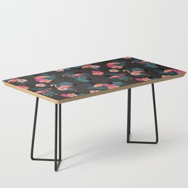Tropical Flamingos – Charcoal Coffee Table
