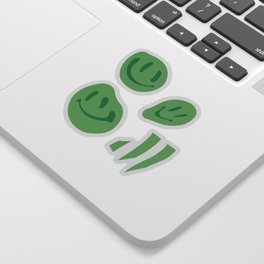 Money Green Melted Happiness Sticker