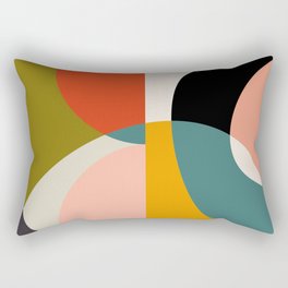 geometry shapes 3 Rectangular Pillow