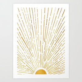 Let The Sunshine In 2 / Vertical Version Art Print