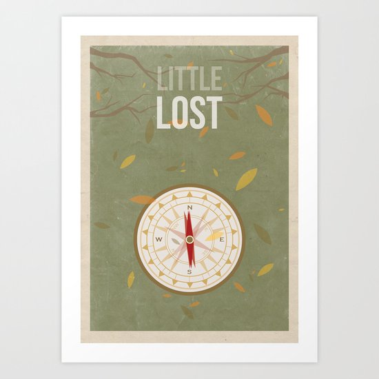 Little Lost Art Print