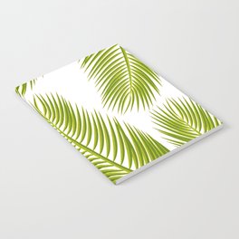 Tropical Green Palm Tree Leaf  Notebook